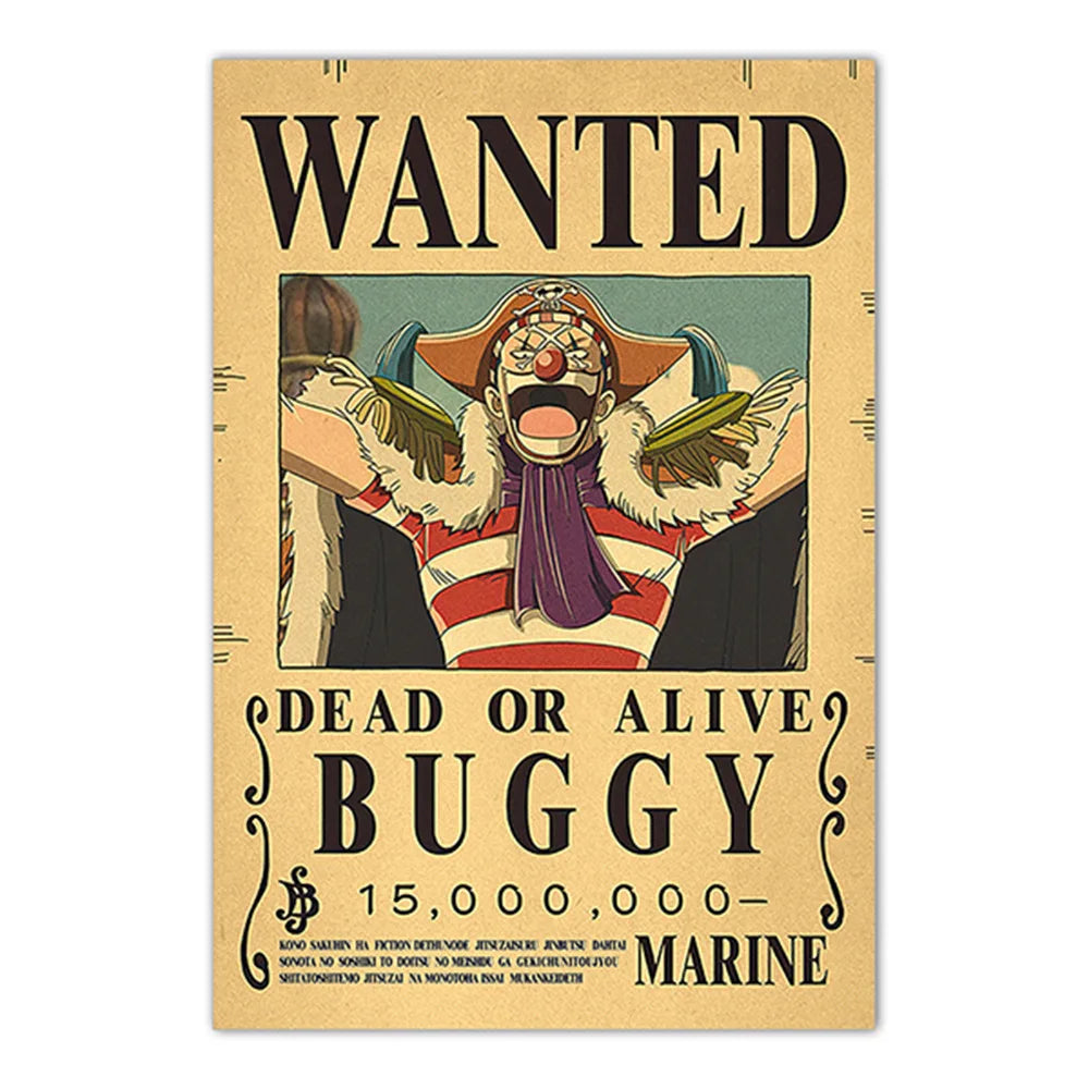 One Piece Wanted Posters
