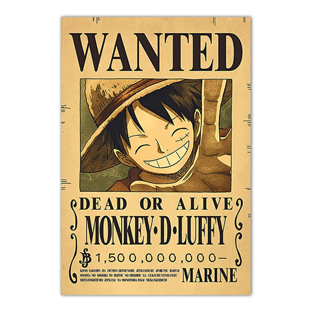 One Piece Wanted Posters