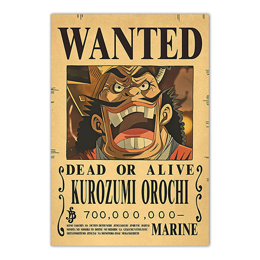 One Piece Wanted Posters