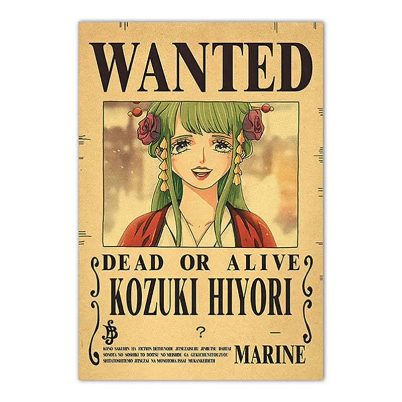 One Piece Wanted Posters