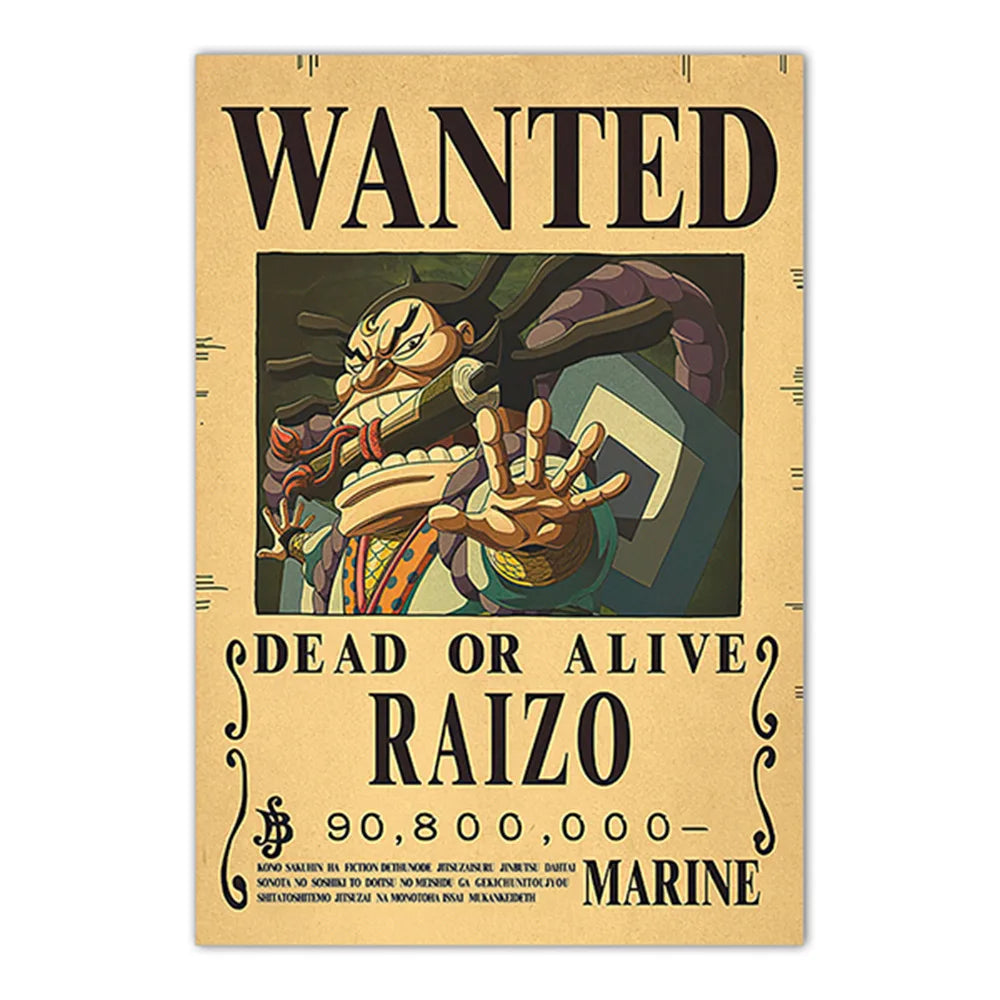 One Piece Wanted Posters