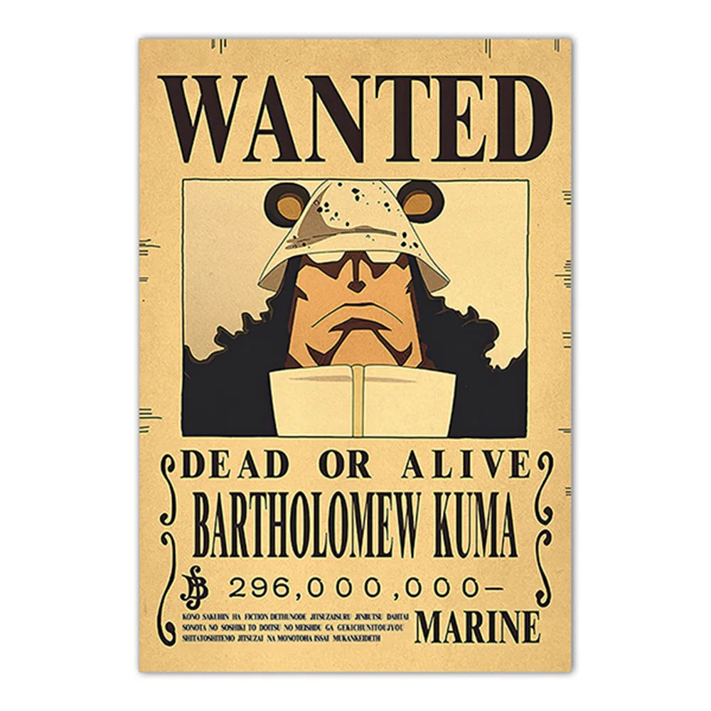 One Piece Wanted Posters