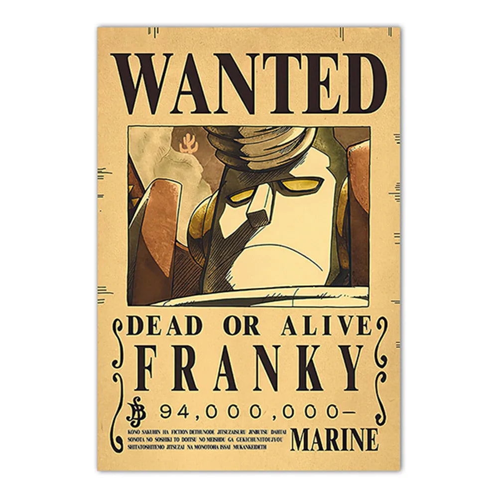 One Piece Wanted Posters