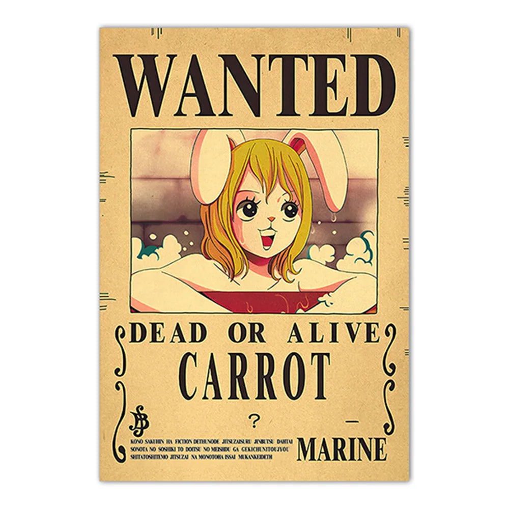 One Piece Wanted Posters