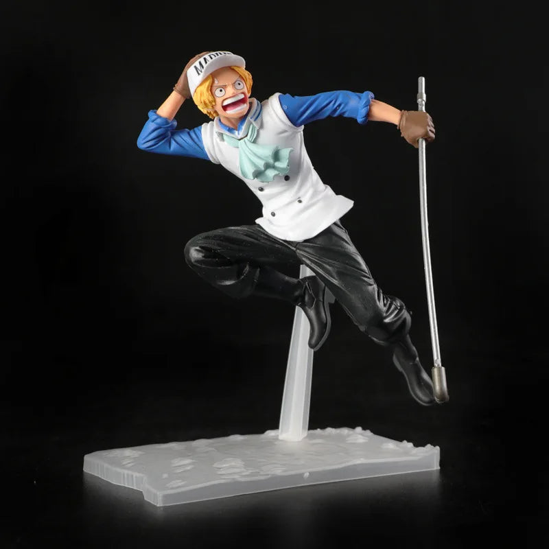 One Piece Luffy, Ace and Sabo Running Figures
