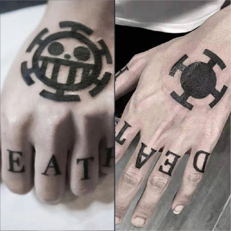 Trafalgar Law Tattoo Stickers