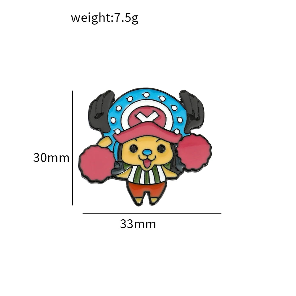 One Piece Figures Pin Accessories
