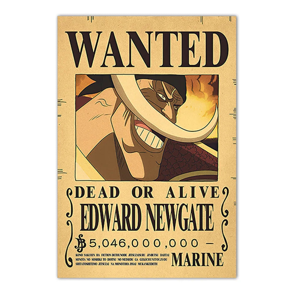 One Piece Wanted Posters