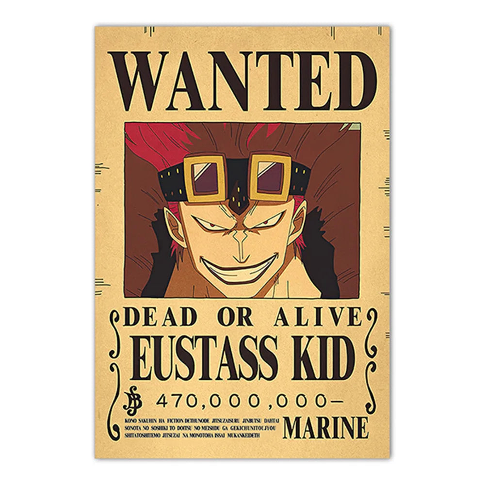 One Piece Wanted Posters