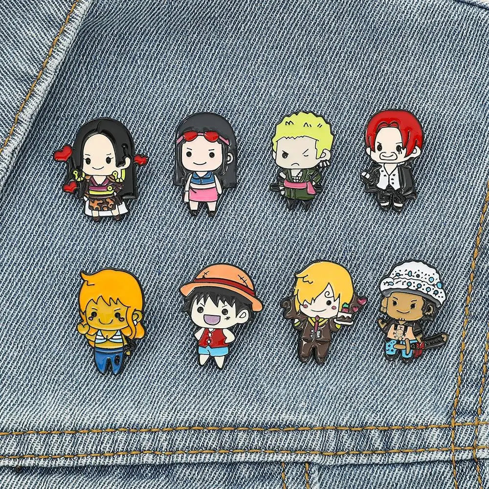One Piece Figures Pin Accessories