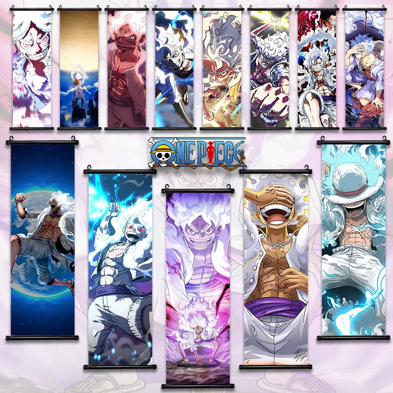 One Piece Gear 5 Scroll Paintings