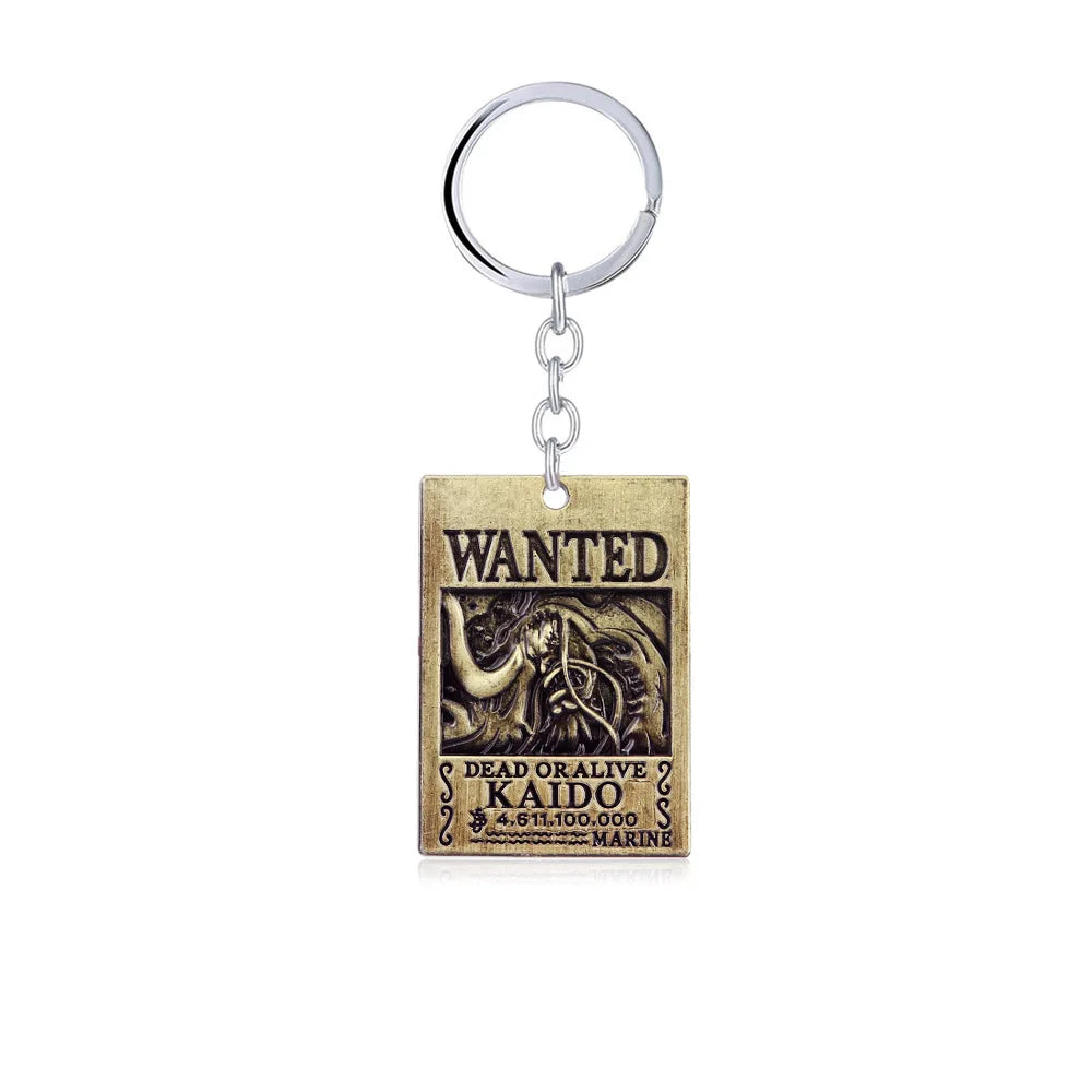 One Piece Wanted Poster Keychains