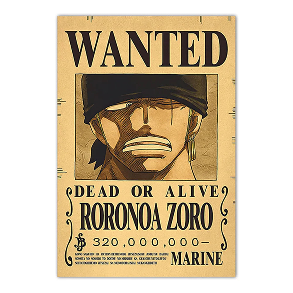 One Piece Wanted Posters