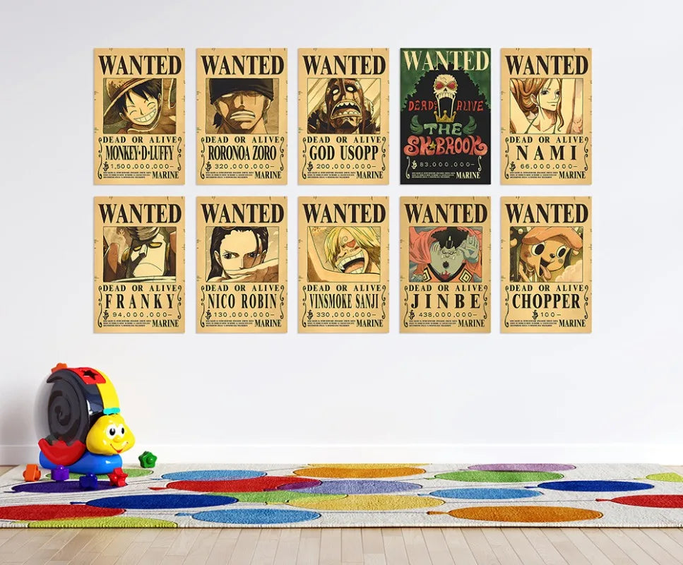 One Piece Wanted Posters
