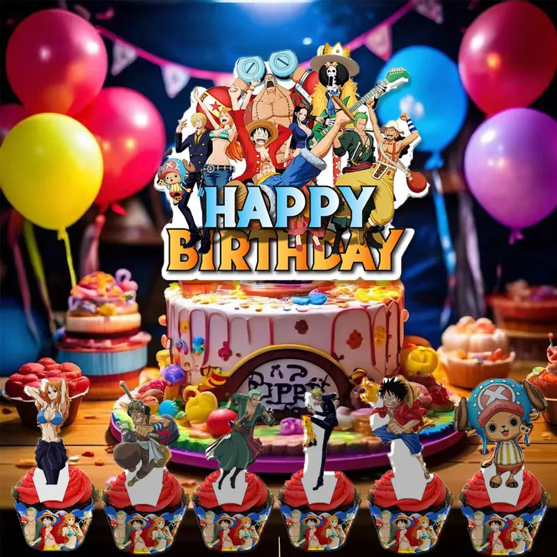 One Piece Cake Topper and Cake Decoration