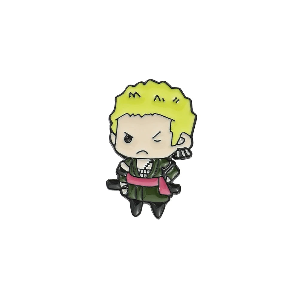 One Piece Figures Pin Accessories