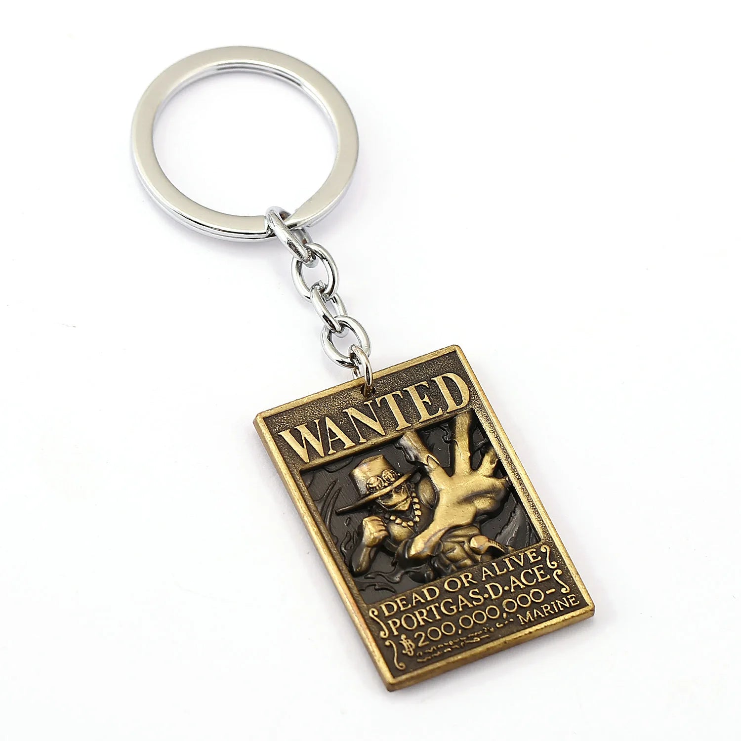 One Piece Wanted Poster Keychains