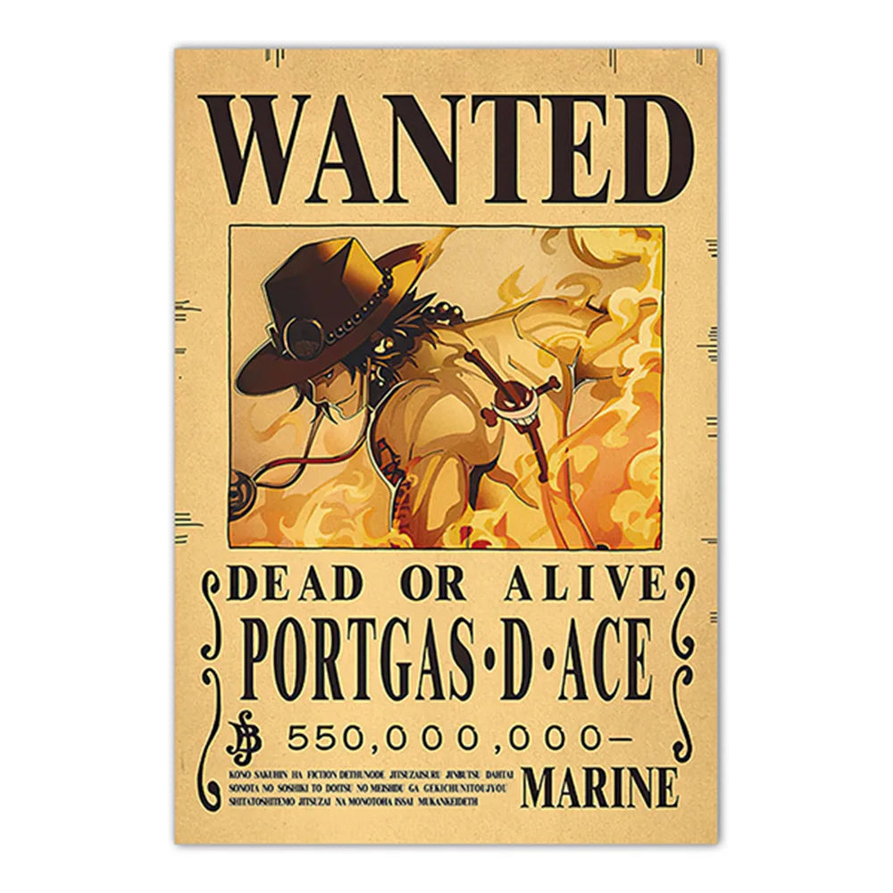 One Piece Wanted Posters