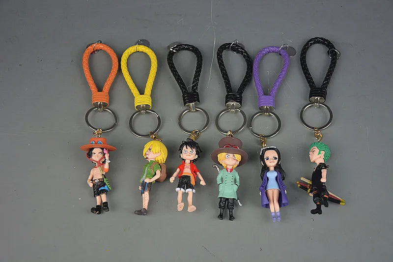 One Piece Figure Model Keychains