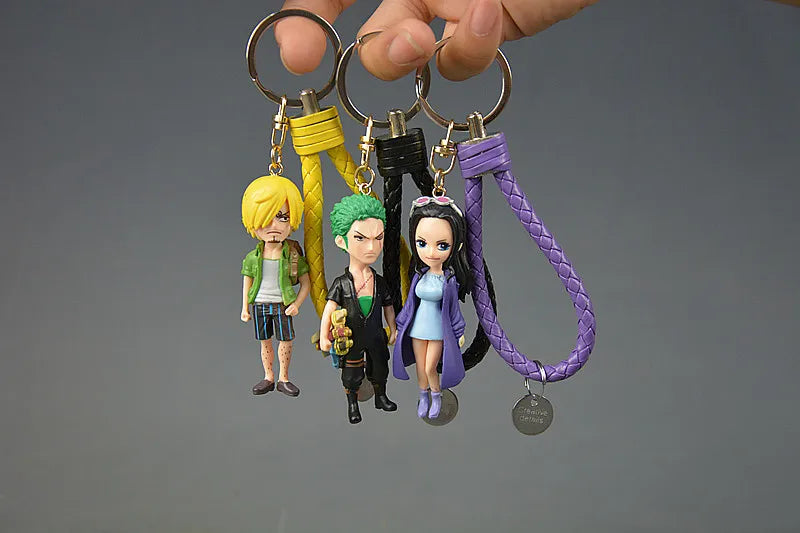One Piece Figure Model Keychains