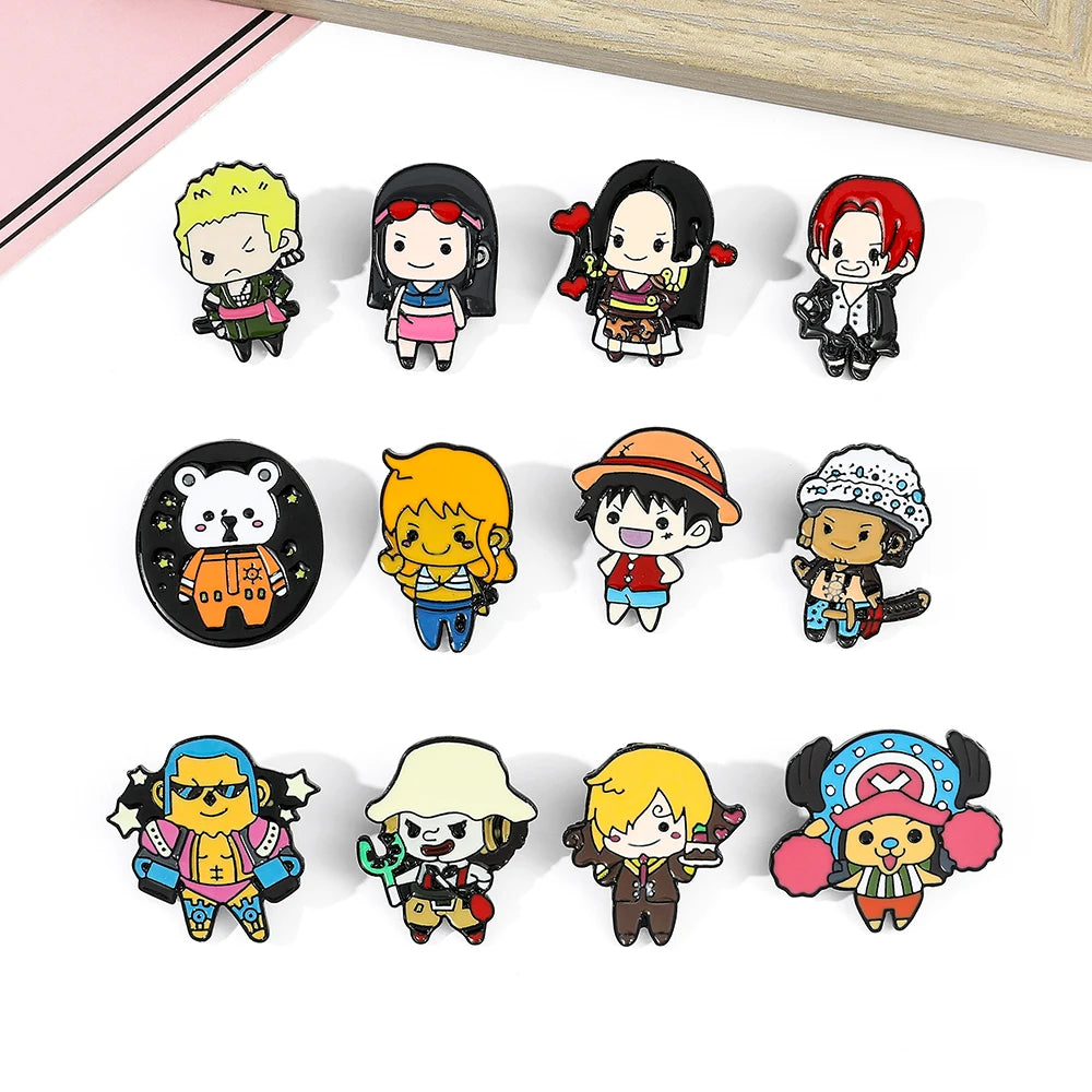 One Piece Figures Pin Accessories