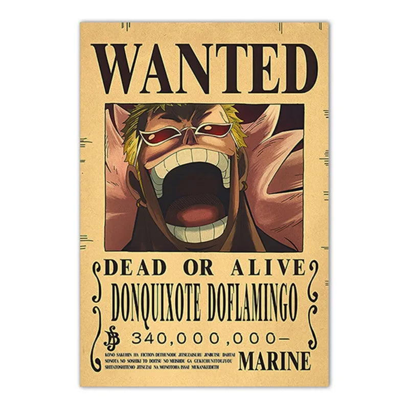 One Piece Wanted Posters