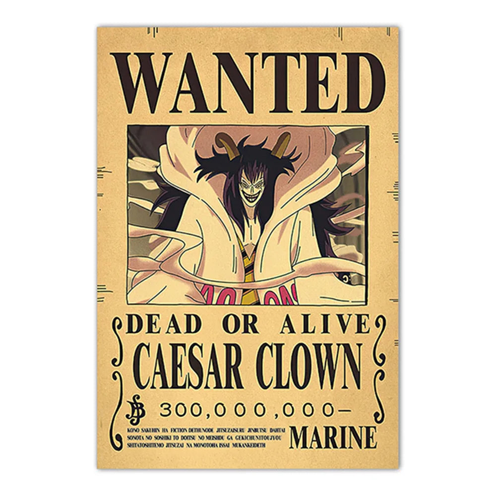 One Piece Wanted Posters