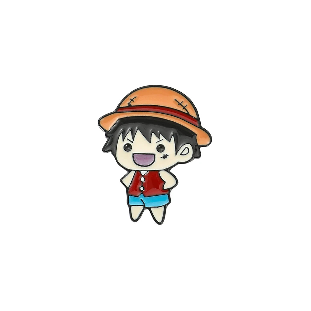 One Piece Figures Pin Accessories