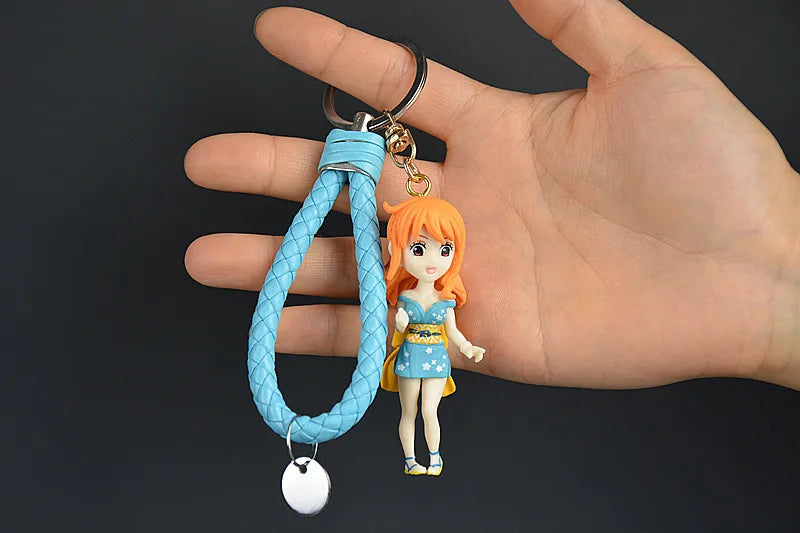 One Piece Figure Model Keychains