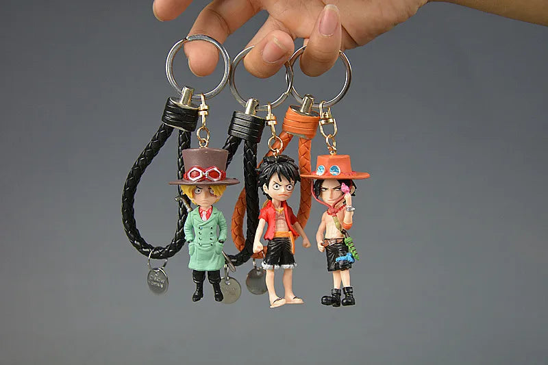 One Piece Figure Model Keychains