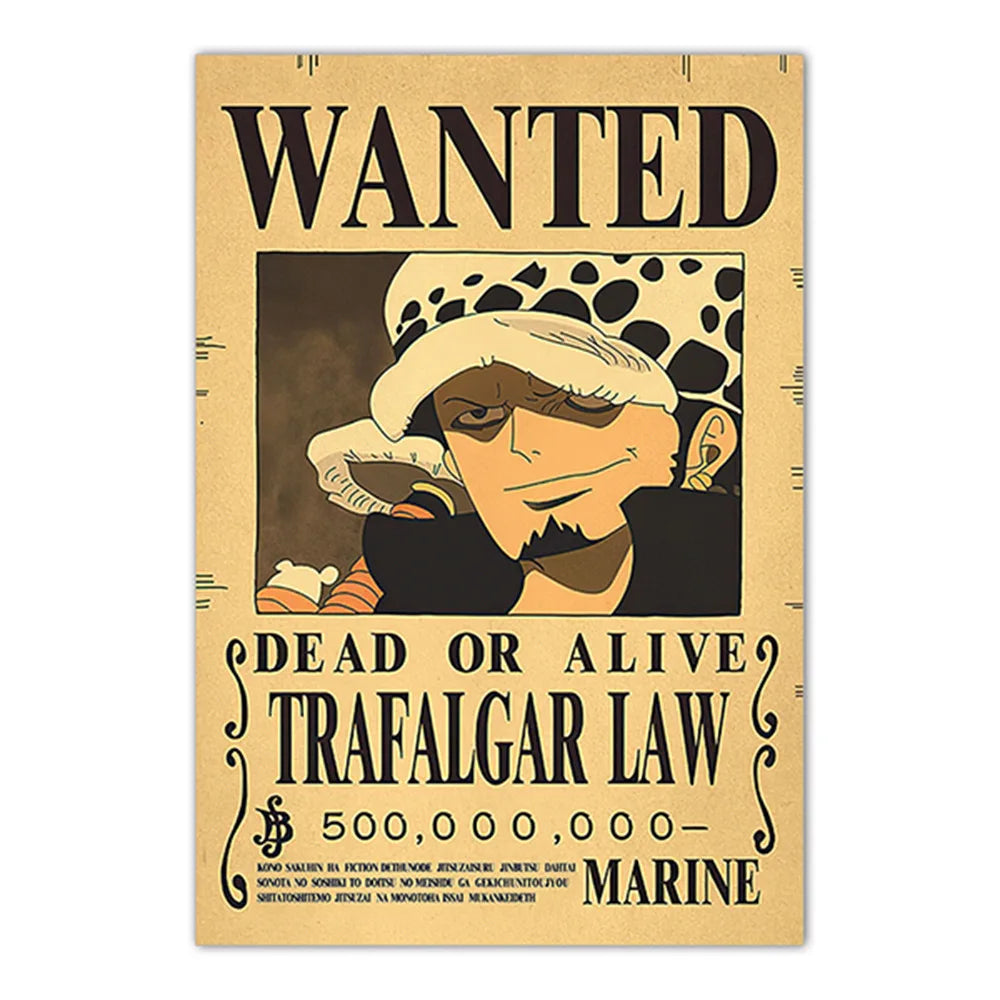 One Piece Wanted Posters
