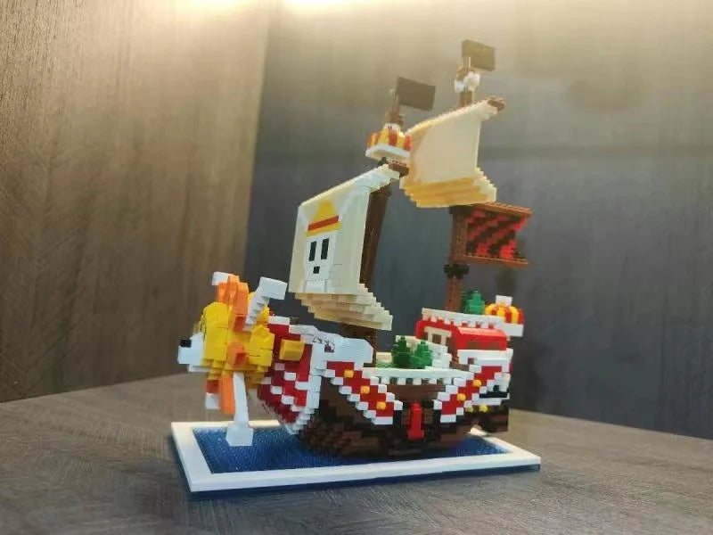 One Piece Ships Building Blocks