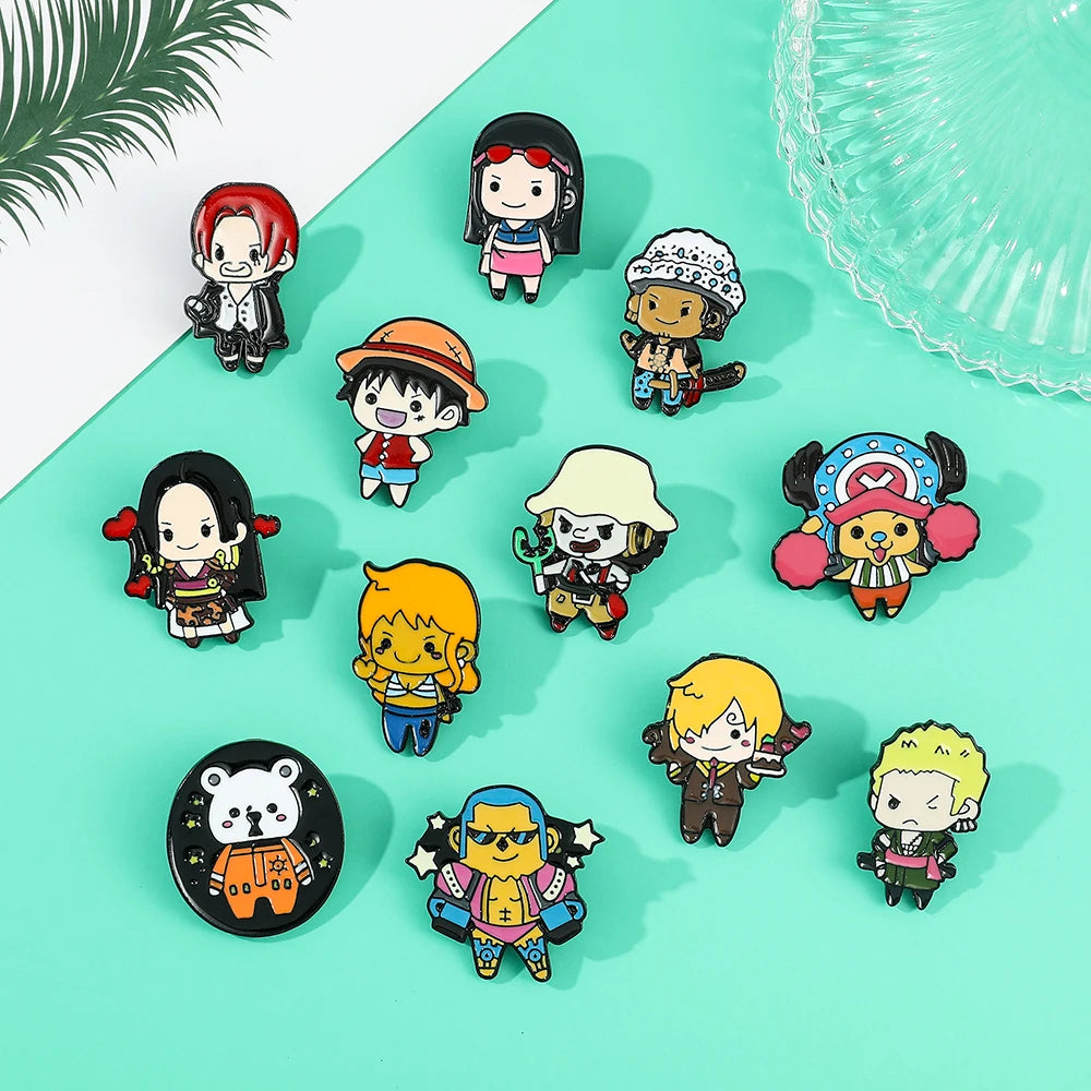 One Piece Figures Pin Accessories