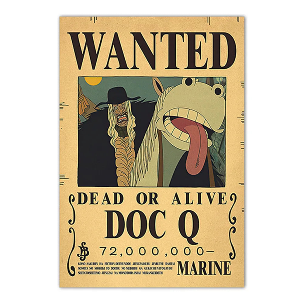 One Piece Wanted Posters