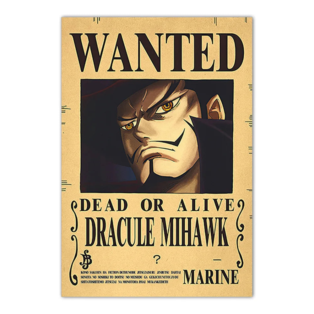 One Piece Wanted Posters