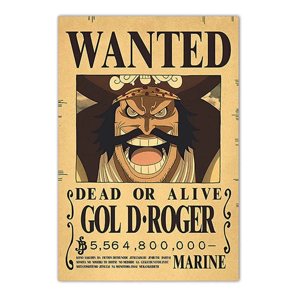 One Piece Wanted Posters