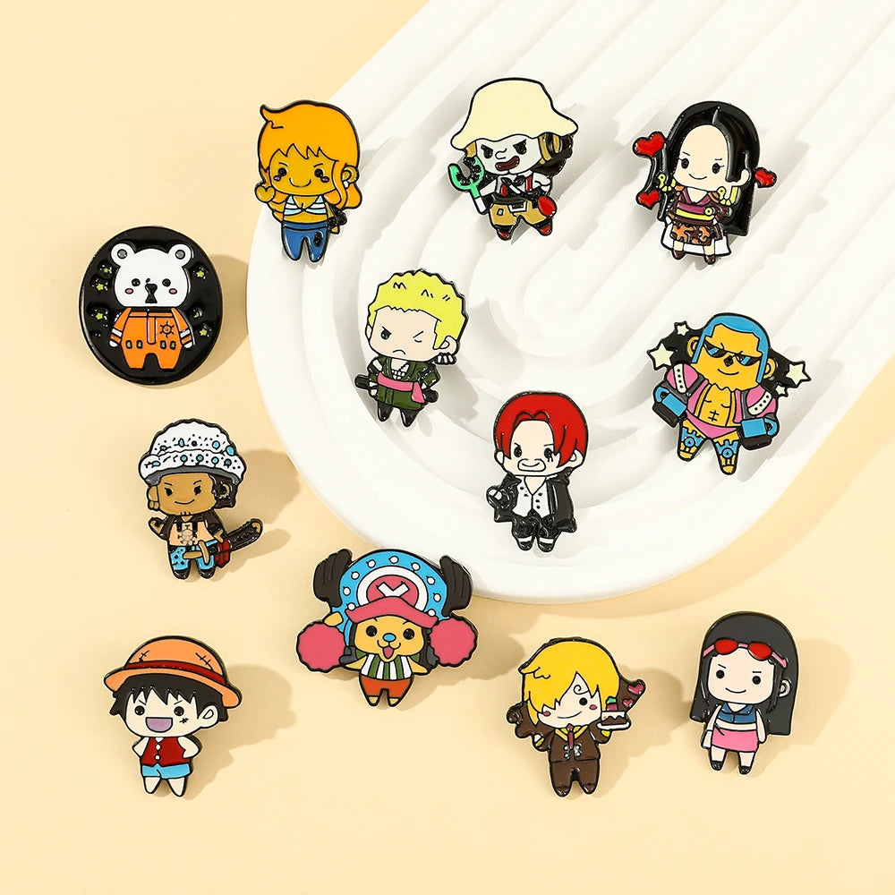 One Piece Figures Pin Accessories