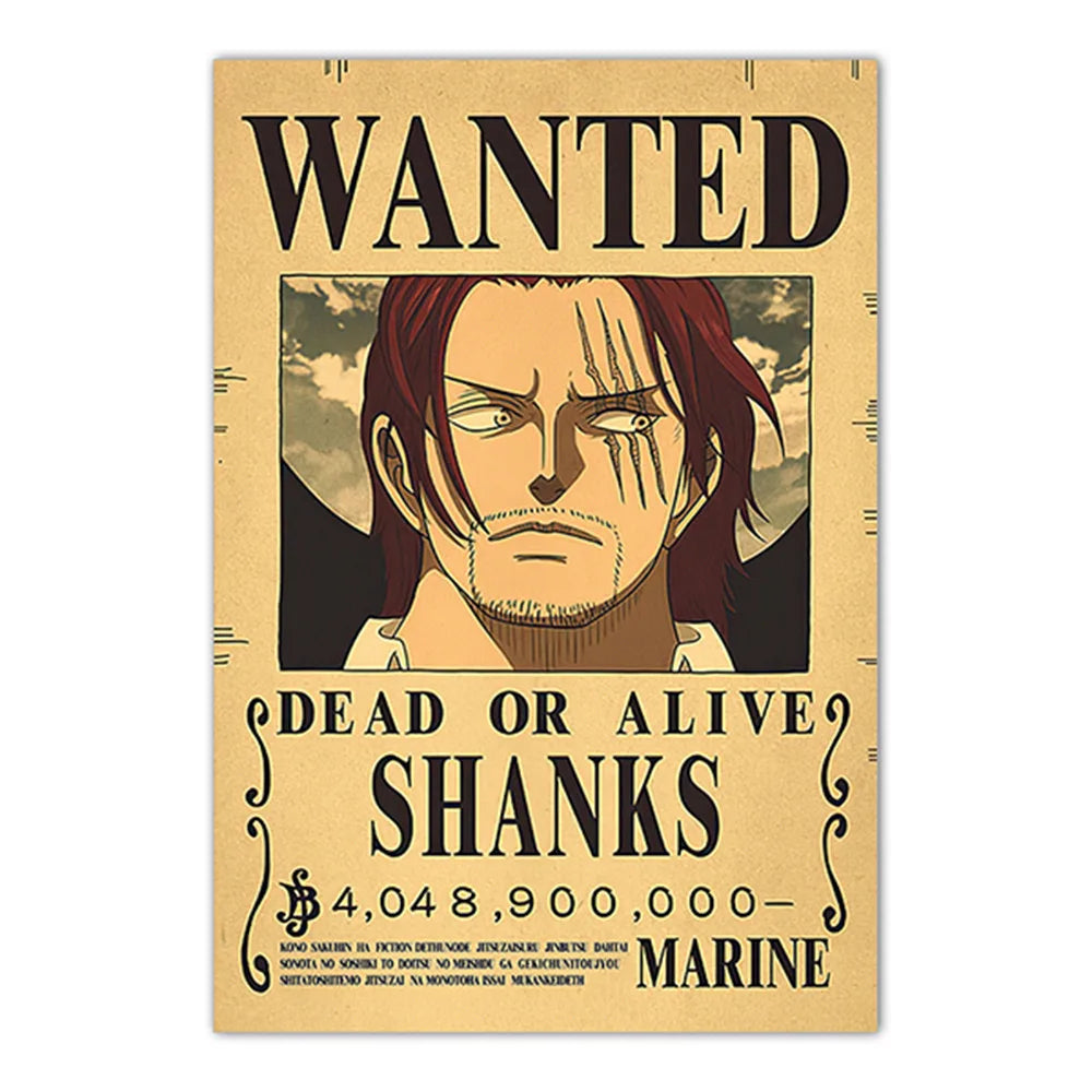 One Piece Wanted Posters