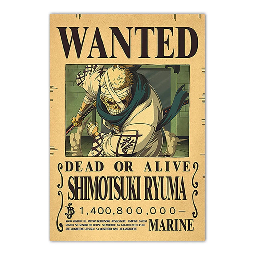 One Piece Wanted Posters