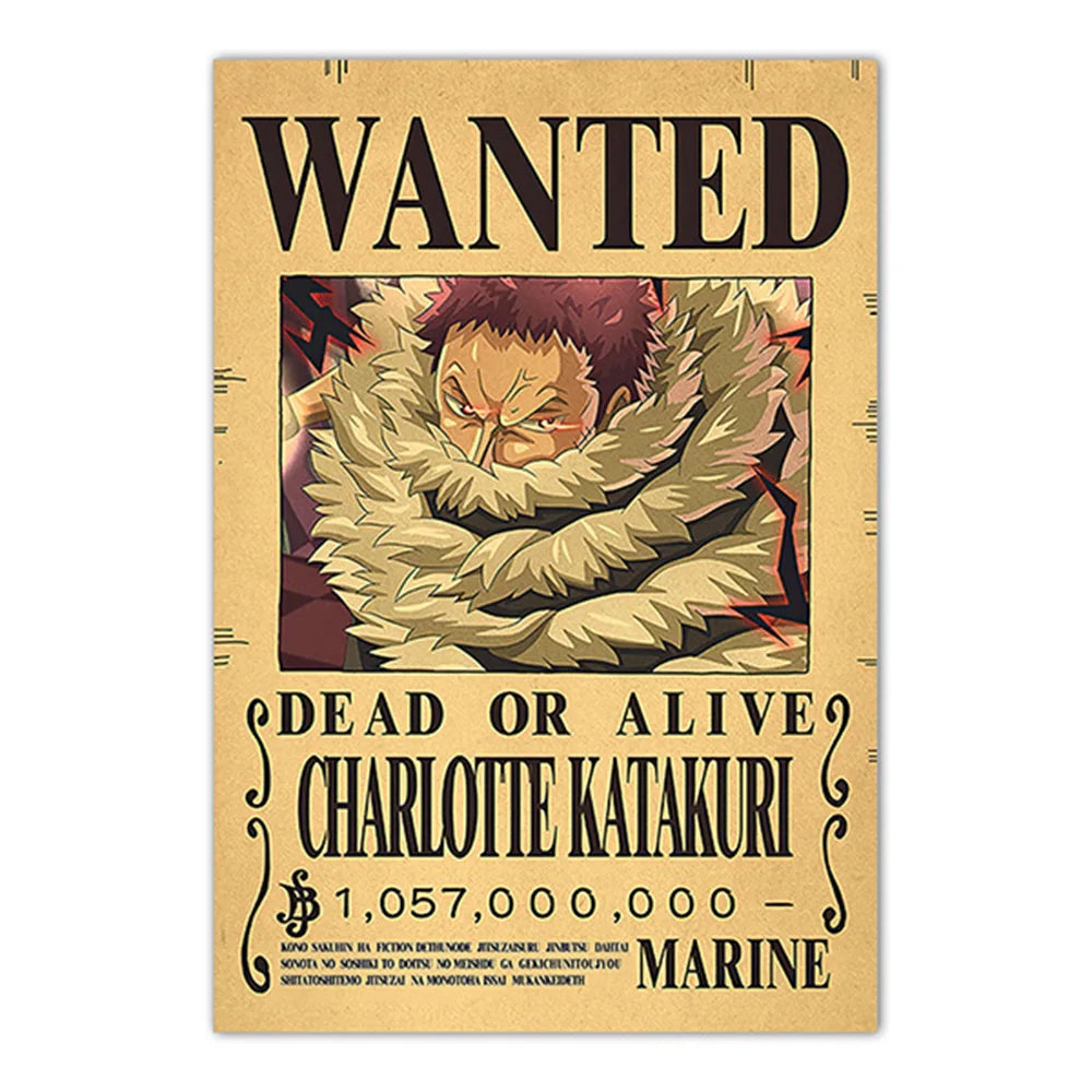 One Piece Wanted Posters