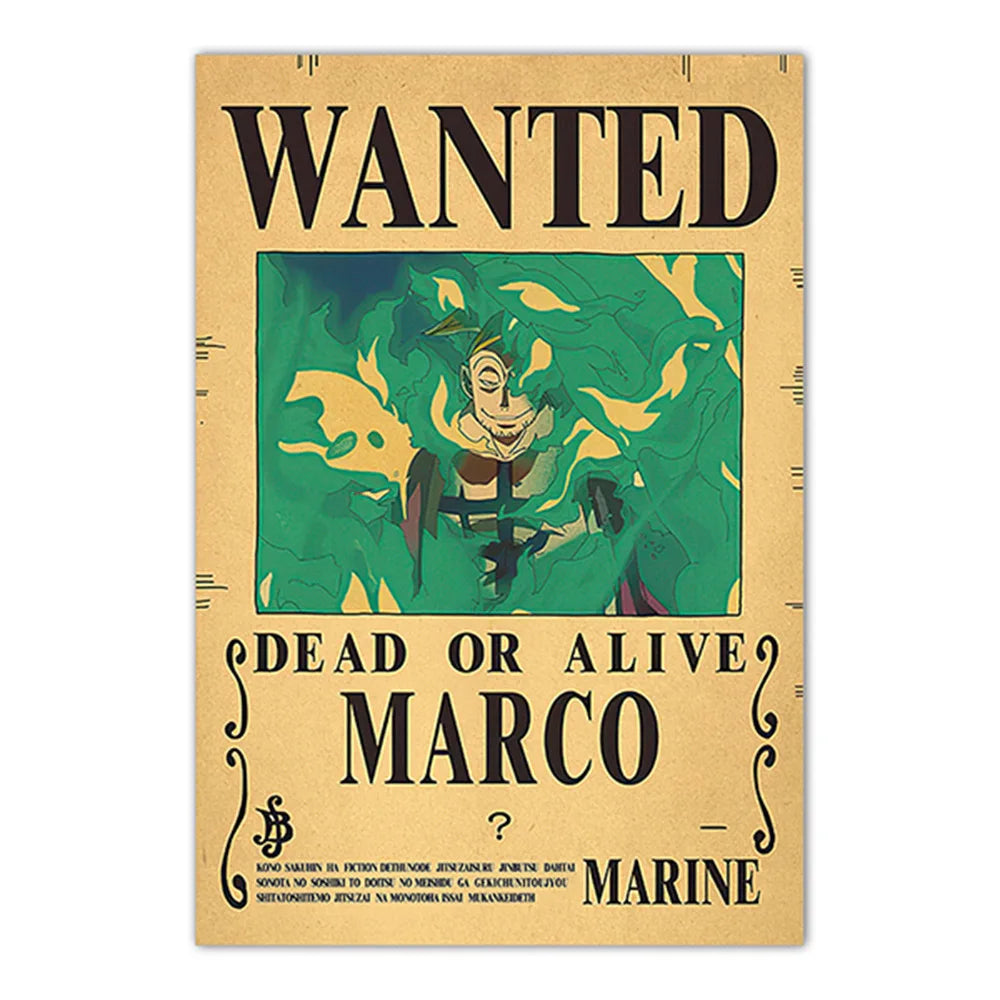 One Piece Wanted Posters