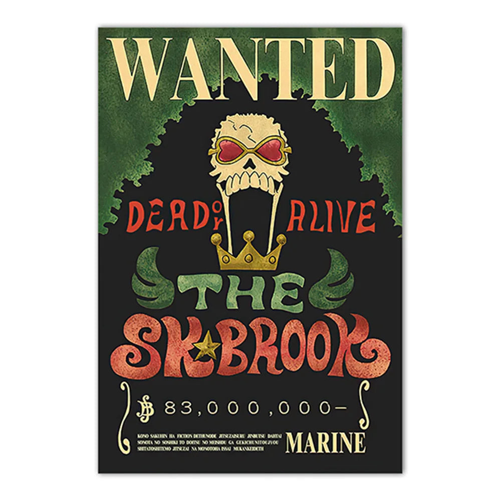 One Piece Wanted Posters