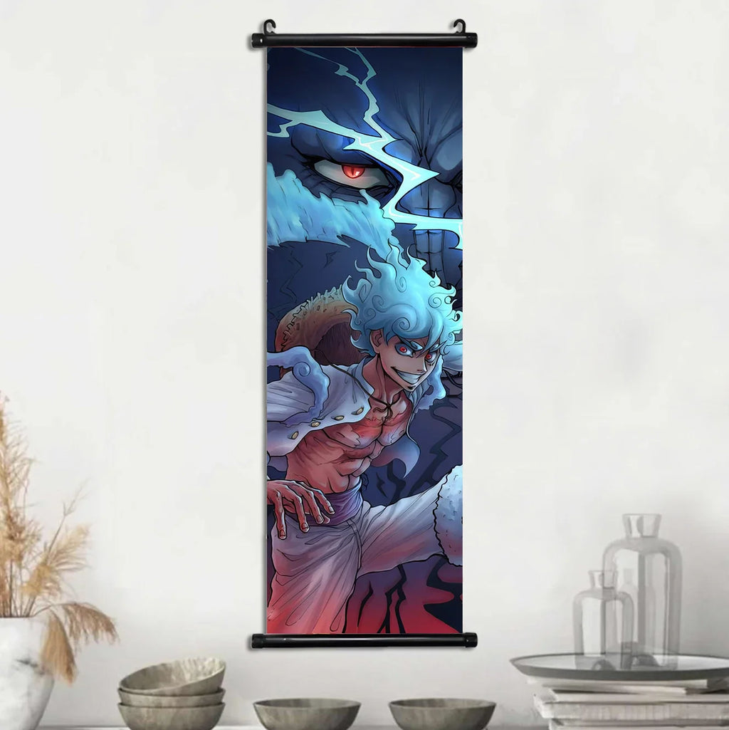 One Piece Gear 5 Scroll Paintings