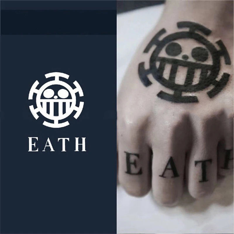 Trafalgar Law Tattoo Stickers