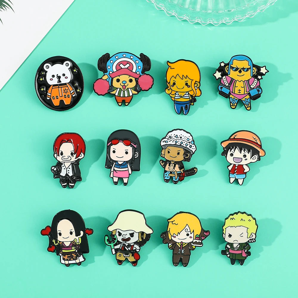 One Piece Figures Pin Accessories
