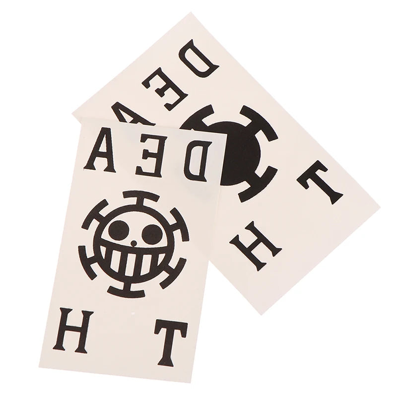 Trafalgar Law Tattoo Stickers