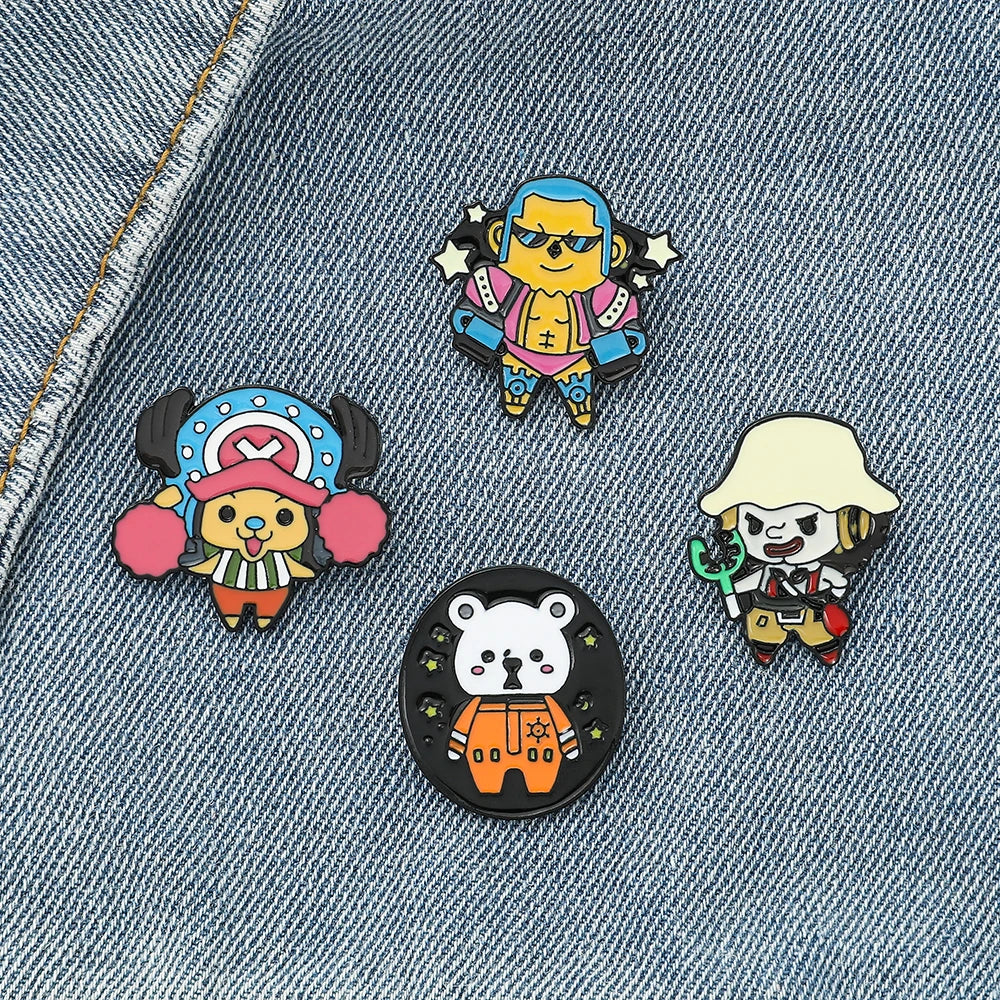 One Piece Figures Pin Accessories
