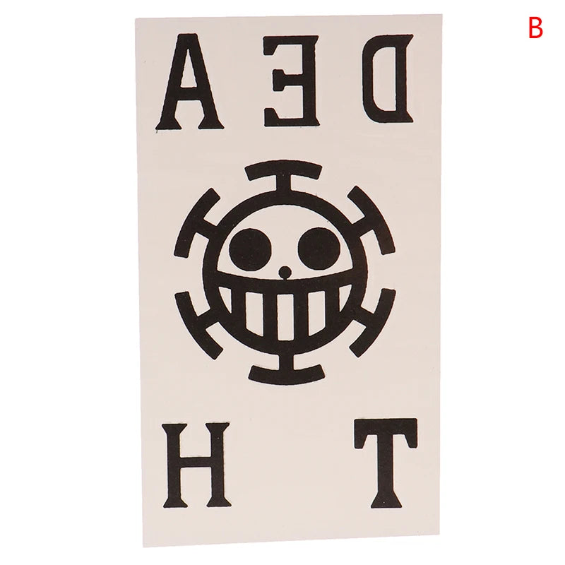 Trafalgar Law Tattoo Stickers