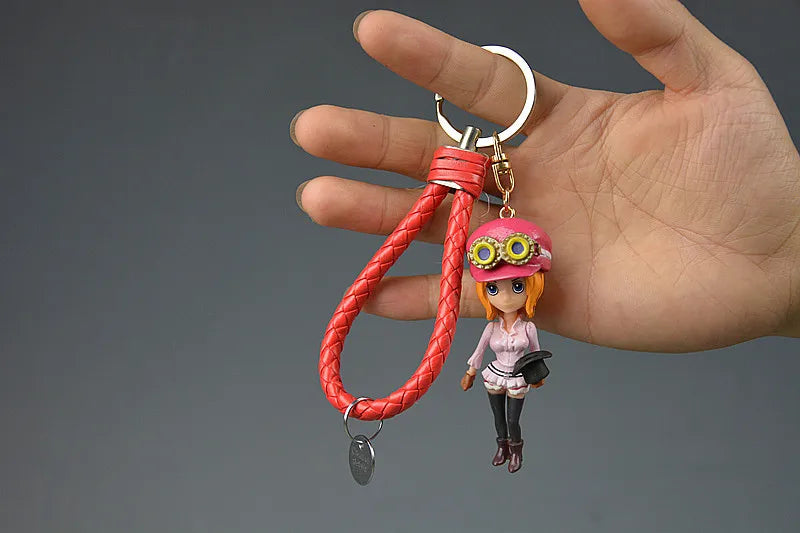 One Piece Figure Model Keychains