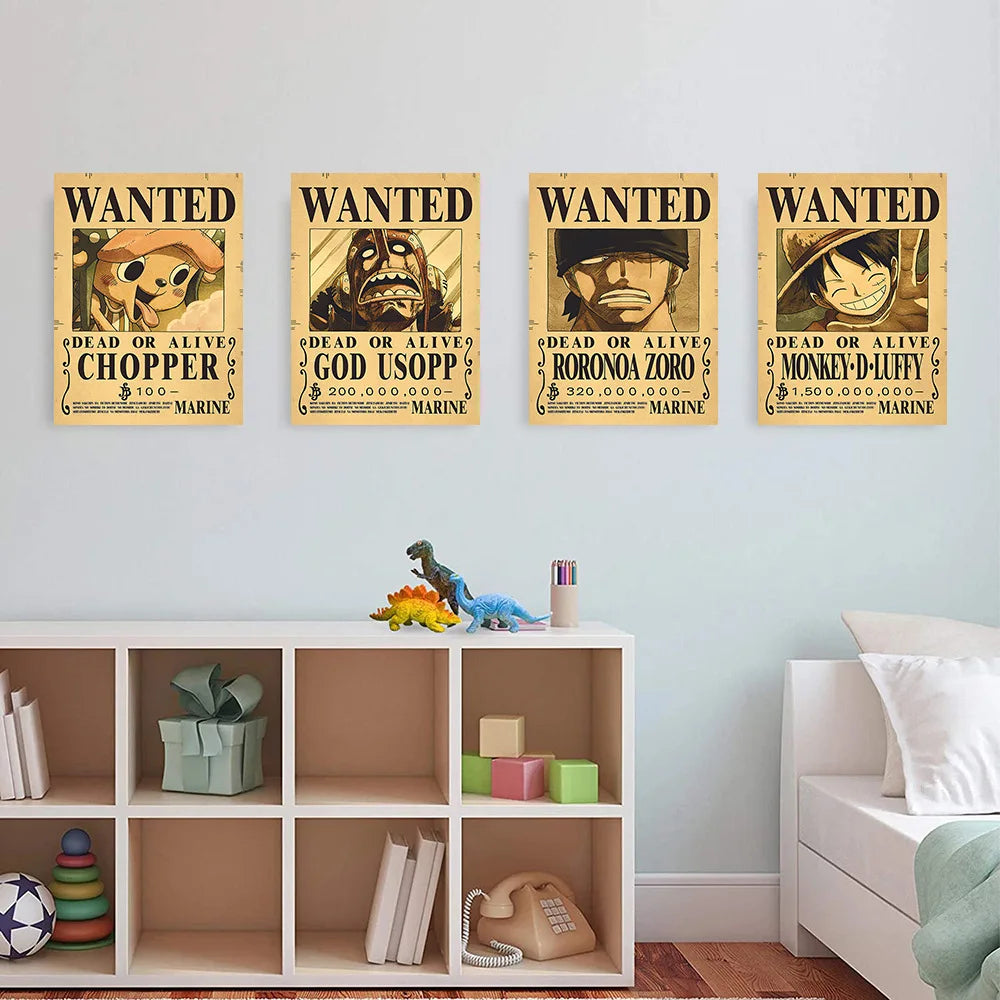 One Piece Wanted Posters